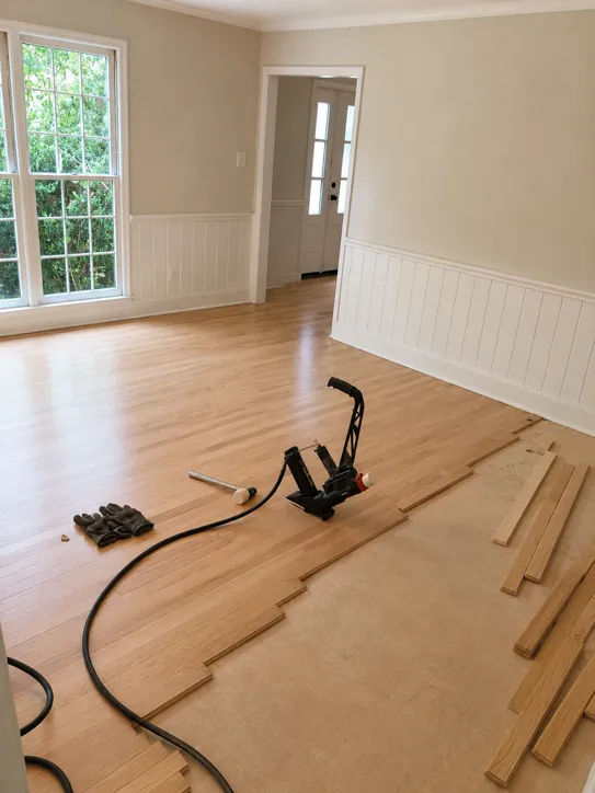 Hardwood Floor Installation in Port Credit